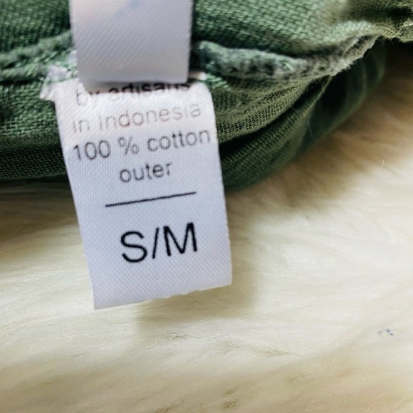 Andi Bagus Green Off-Shoulder Smocked Top and Drawstring Shorts Set NWOT Sz-S/M - Picture 6 of 6